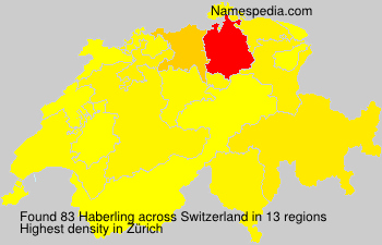 Surname Haberling in Switzerland Surname Haberling in Switzerland