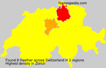 Surname Haefner in Switzerland Surname Haefner in Switzerland