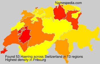 Surname Haering in Switzerland Surname Haering in Switzerland