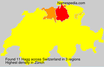 Surname Hagg in Switzerland Surname Hagg in Switzerland