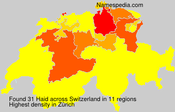 Surname Haid in Switzerland Surname Haid in Switzerland