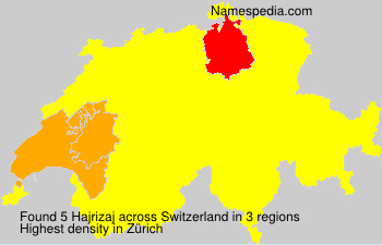Surname Hajrizaj in Switzerland