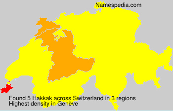 Surname Hakkak in Switzerland Surname Hakkak in Switzerland