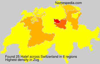 Surname Halef in Switzerland Surname Halef in Switzerland