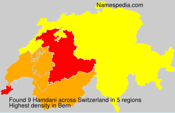 Surname Hamdani in Switzerland Surname Hamdani in Switzerland