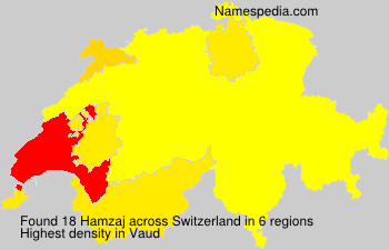 Surname Hamzaj in Switzerland Surname Hamzaj in Switzerland