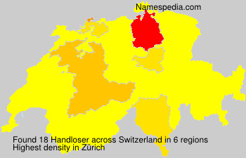 Surname Handloser in Switzerland Surname Handloser in Switzerland