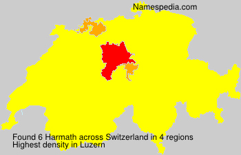 Surname Harmath in Switzerland Surname Harmath in Switzerland