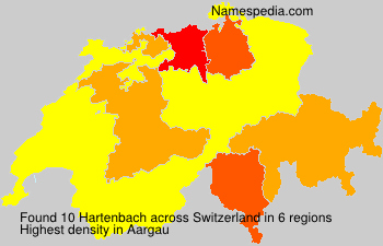 Surname Hartenbach in Switzerland Surname Hartenbach in Switzerland