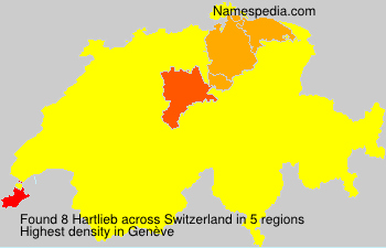 Surname Hartlieb in Switzerland Surname Hartlieb in Switzerland