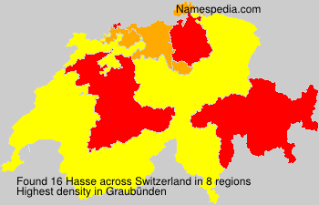 Familiennamen Hasse - Switzerland