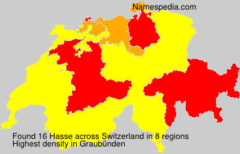 Surname Hasse in Switzerland Surname Hasse in Switzerland