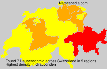 Surname Haubenschmid in Switzerland Surname Haubenschmid in Switzerland
