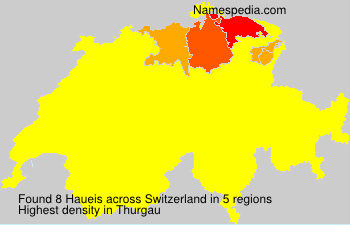 Familiennamen Haueis - Switzerland