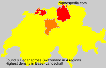 Surname Hegar in Switzerland Surname Hegar in Switzerland