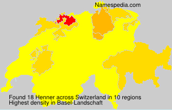 Surname Henner in Switzerland Surname Henner in Switzerland
