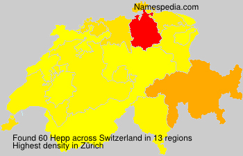 Surname Hepp in Switzerland Surname Hepp in Switzerland