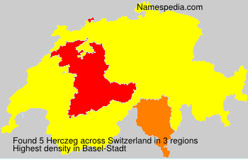 Surname Herczeg in Switzerland Surname Herczeg in Switzerland