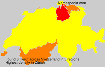 Surname Herdt in Switzerland Surname Herdt in Switzerland