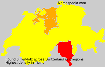 Surname Herklotz in Switzerland Surname Herklotz in Switzerland