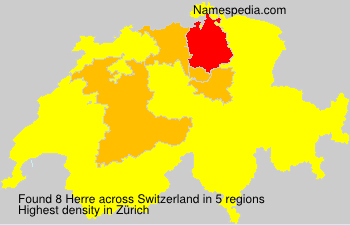 Surname Herre in Switzerland Surname Herre in Switzerland