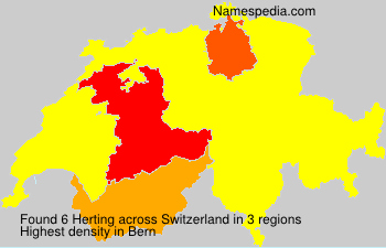 Surname Herting in Switzerland Surname Herting in Switzerland