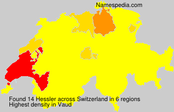 Surname Hessler in Switzerland Surname Hessler in Switzerland