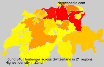 Surname Heuberger in Switzerland Surname Heuberger in Switzerland