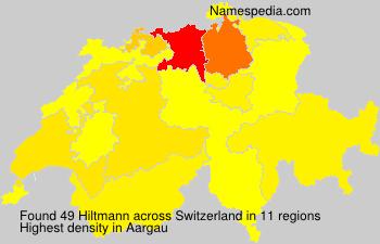 Surname Hiltmann in Switzerland Surname Hiltmann in Switzerland