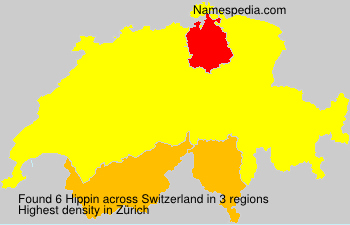 Surname Hippin in Switzerland Surname Hippin in Switzerland