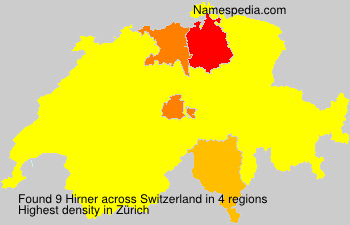 Surname Hirner in Switzerland Surname Hirner in Switzerland