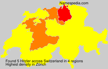 Surname Hitzler in Switzerland Surname Hitzler in Switzerland