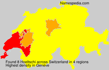 Surname Hoeltschi in Switzerland Surname Hoeltschi in Switzerland