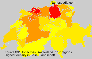 Surname Hof in Switzerland Surname Hof in Switzerland