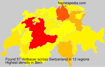 Surname Hofbauer in Switzerland