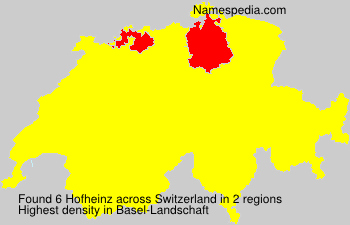 Surname Hofheinz in Switzerland Surname Hofheinz in Switzerland