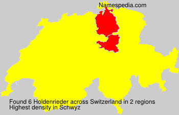 Surname Holdenrieder in Switzerland Surname Holdenrieder in Switzerland