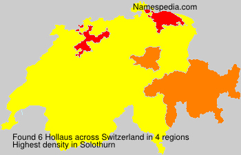 Surname Hollaus in Switzerland