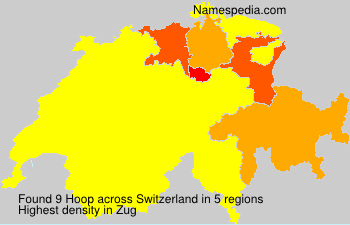Surname Hoop in Switzerland Surname Hoop in Switzerland