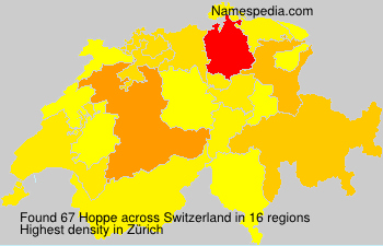 Surname Hoppe in Switzerland Surname Hoppe in Switzerland