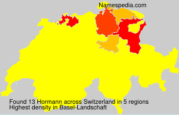 Surname Hormann in Switzerland