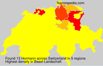 Surname Hormann in Switzerland Surname Hormann in Switzerland