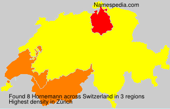 Surname Hornemann in Switzerland Surname Hornemann in Switzerland