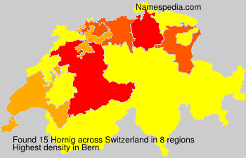 Surname Hornig in Switzerland Surname Hornig in Switzerland