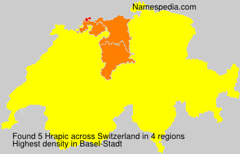 Surname Hrapic in Switzerland Surname Hrapic in Switzerland