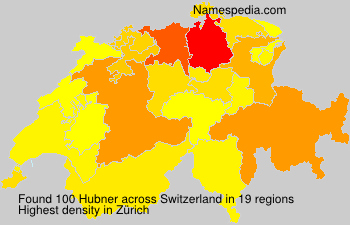 Surname Hubner in Switzerland Surname Hubner in Switzerland