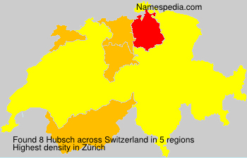 Surname Hubsch in Switzerland Surname Hubsch in Switzerland