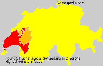 Surname Huchet in Switzerland Surname Huchet in Switzerland