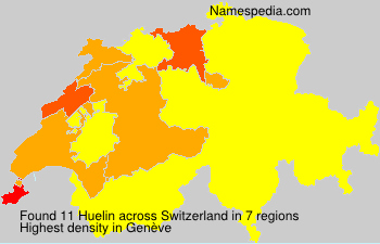 Surname Huelin in Switzerland Surname Huelin in Switzerland