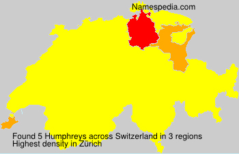 Surname Humphreys in Switzerland Surname Humphreys in Switzerland